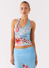 Bernie Halter Top - Deep Sea Bloom