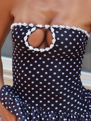 IOMARA MINI DRESS POLKA DOT
