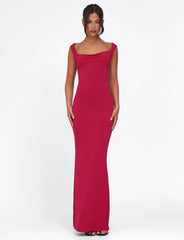 ZITA DRESS - RED : SALSA : DEEP RED