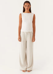 Sandi Tank Top - White
