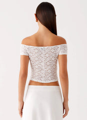 Billie Lace Top - Ivory