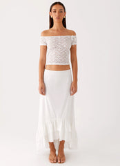 Billie Lace Top - Ivory