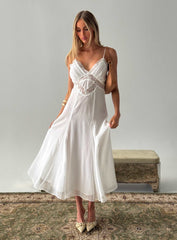 Harmony Midi Dress Pearl