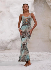 Mi Casa Maxi Dress Animal