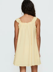 Swing Mini Dress Lemon