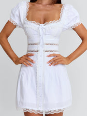 NADIENE MINI DRESS WHITE