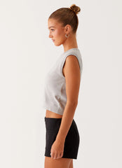 Tyne Knit Vest - Grey