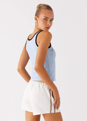 Perrie Track Shorts - Off White